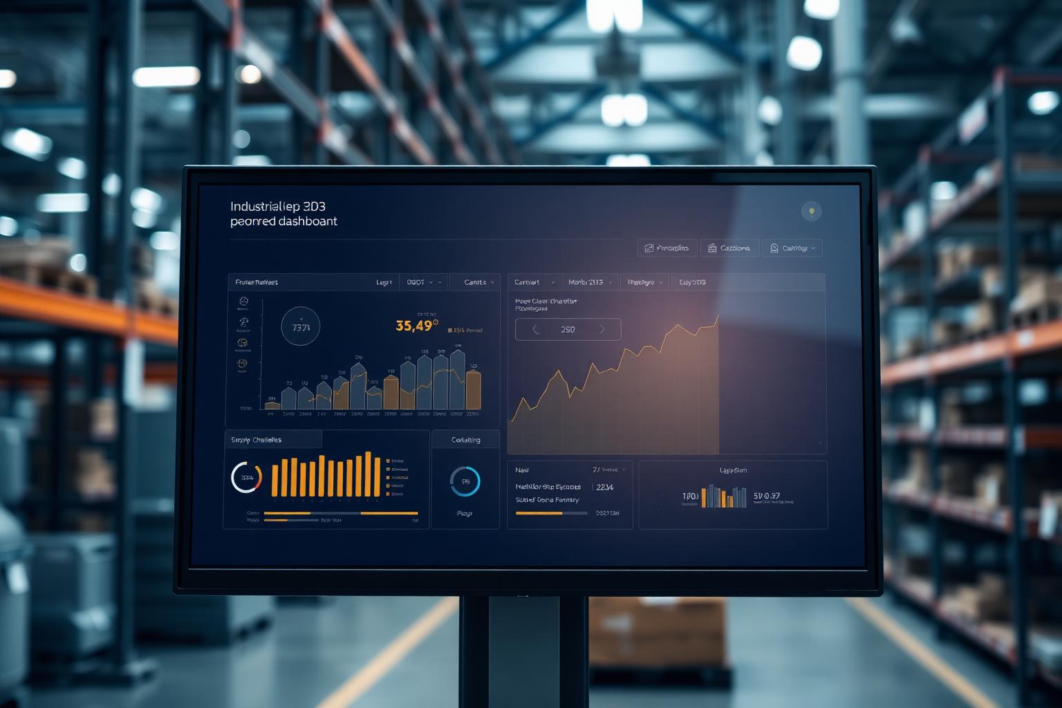 Dashboard de inventario industrial